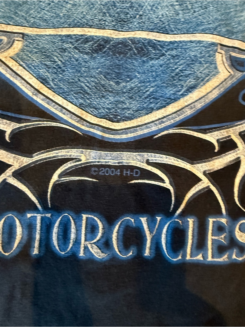 Y2K 2005 Harley-Davidson Missouri Black Long-Sleeve Tee Graphic Sz Large - Picture 3 of 10